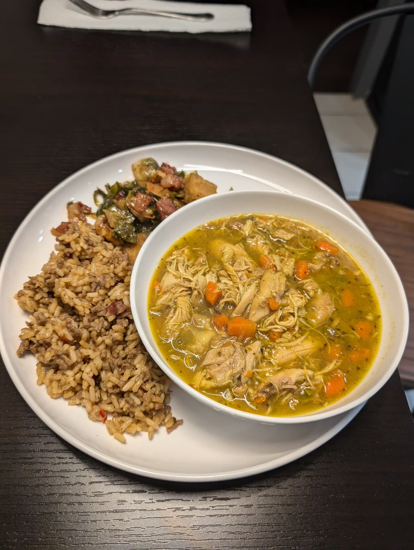 Chicken Vegetable Soup with Red Rice — photo 1