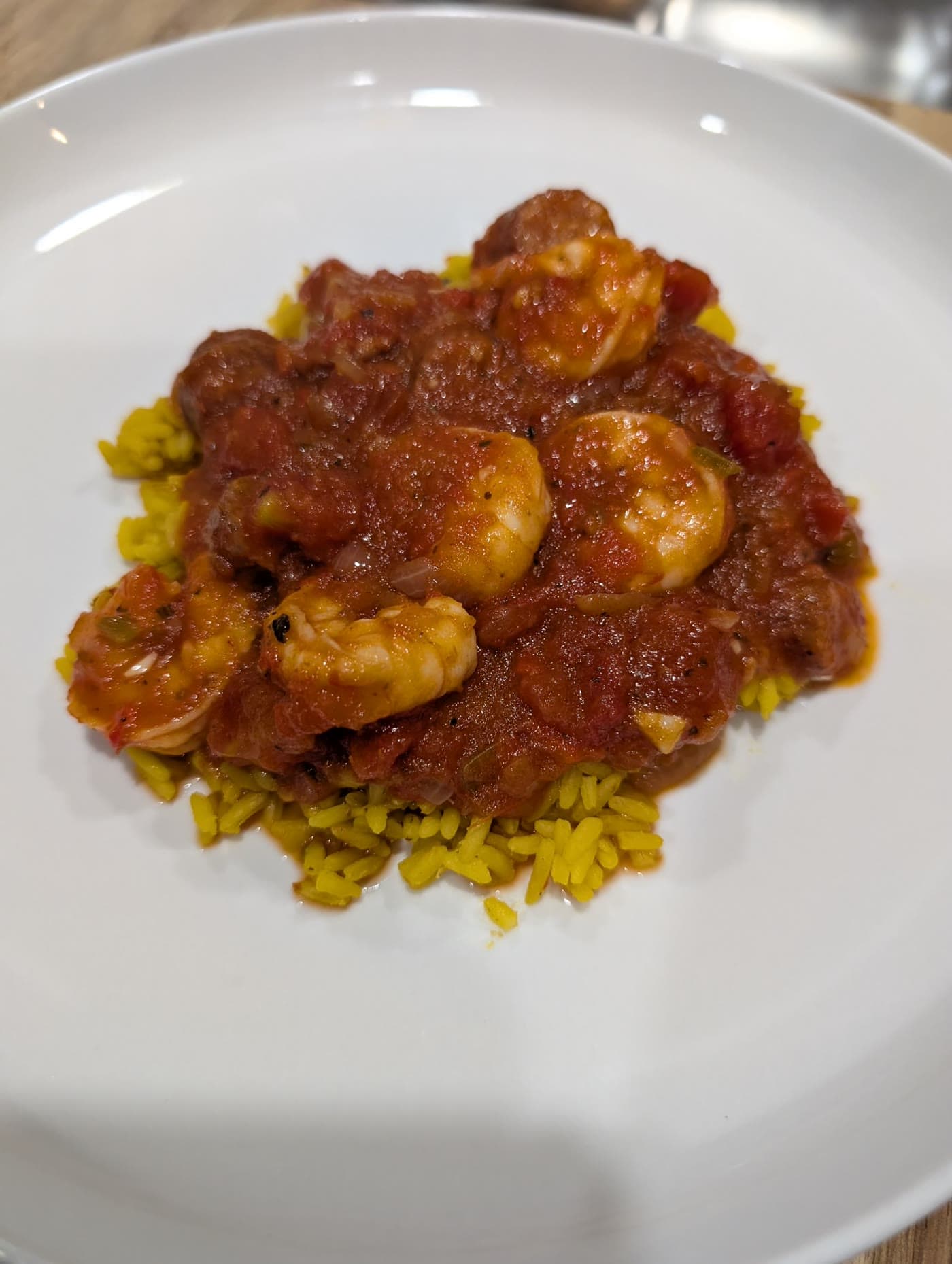 Shrimp Creole over Yellow Rice thumbnail 2